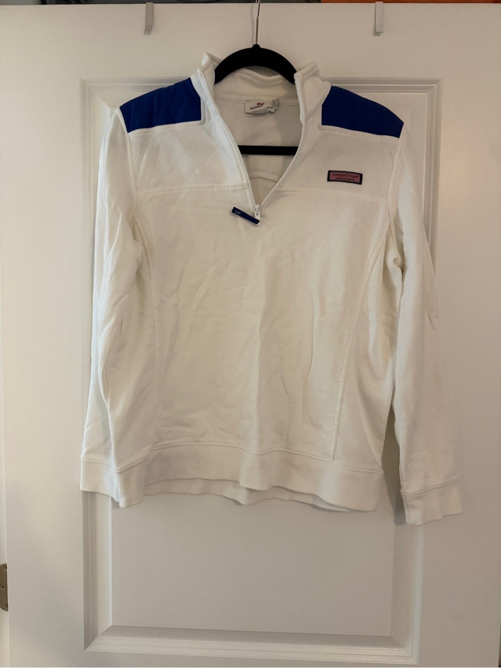 Vineyard Vines White Medium Quarter Zip